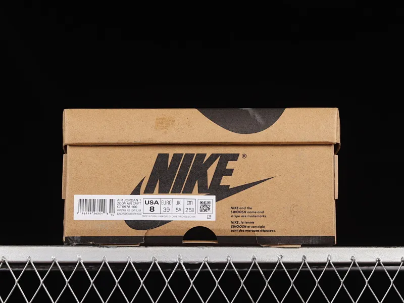 All categories Air Jordan Jordan series basketball shoes Air Jordan 1 High Air Jordan 1 Zoom CMFT AJ1 Joe 1 white and green color matching CT0978-100